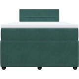 Box spring krevet s madracem tamnozeleni 120x200 cm baršunasti | shoptok.hr