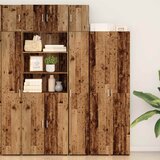 Ormarić za pohranu 3 pcs Staro drvo 30 x 42,5 x 225 cm | shoptok.hr
