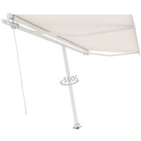  Prostostoječa ročno zložljiva tenda 400x300 cm krem, (20728982) | Shoptok.si