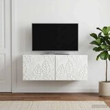  TV ormar za zid 59 5 x 31 cm Bijela Konstruirano drvo Zidne - Bijela 59 5 x 31 cm | shoptok.hr