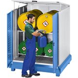eurokraft pro Odlagališče za nevarne snovi za sode, prestrezna prostornina 320 l, ŠxG 1600 x 1150 mm | Shoptok.si