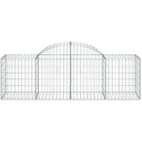 vidaXL Lučne gabionske košare 30 kom 200x50x60/80 cm pocinčano željezo | shoptok.hr