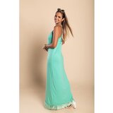 Fenzy Čipkasta Maxi Obleka Primarosa, Turkizna | Shoptok.si