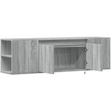  Zidni TV ormarić s LED svjetlima boja hrasta 135x31x39,5 cm | shoptok.hr