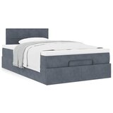 vidaXL Okvir za krevet s madraca tamnosivi 120x190 cm baršunasti | shoptok.hr