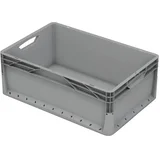 Zaboj s polnimi stenami 22 cm x 40 cm x 60 cm 42 l siv
