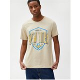 Koton College T-Shirt Printed Short Sleeve Slim Fit Crew Neck | Shoptok.si