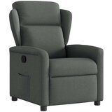 vidaXL Naslanjač iz temno sivega blaga | Shoptok.si