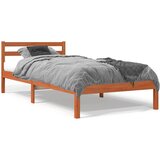 Furnova Posteljni okvir brez vzmetnice voščeno rjav 90x200 cm borovina, (21938553) | Shoptok.si