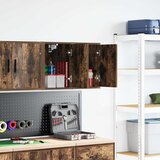  Garažni zidni ormarići 2 kom boja hrasta od konstruiranog drva | shoptok.hr
