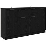  Komode 2 pcs Crni hrast 60 x 30 x 70 cm Konstruirano drvo | shoptok.hr