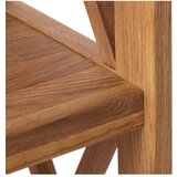Unique Furniture Regal iz masivnega hrasta v naravni barvi 70x124 cm X-Shelf – | Shoptok.si