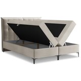 Makamii Sivorjava boxspring postelja s prostorom za shranjevanje 180x200 cm Mikana – | Shoptok.si