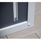  Trimetals metalni vrtni ormar Guardian D63 | Siva | 98x172x187 cm | shoptok.hr