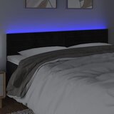  LED uzglavlje crno 200x5x78/88 cm baršunasto | shoptok.hr