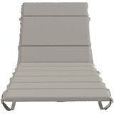  Jastučić za ležaljku GEMERT 100% poliester Siva 200 x 70 x 3 cm - Siva 200 x 70 x 3 cm Poliester | shoptok.hr