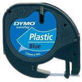 Dymo trak dymo ltag 912050, 12 mm 4 m (črna/modra), original | Shoptok.si