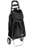 Vilde kolica za kupovinu s torbom 30 L – crna | shoptok.hr