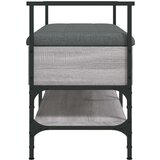 vidaXL Klop za čevlje siva sonoma 85,5x42x57,5 cm inženirski les | Shoptok.si