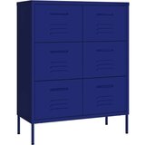 vidaXL Ormarić s ladicama modri 80 x 35 x 101,5 cm čelični | shoptok.hr