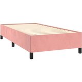 Box spring krevet s madracem ružičasti 90x200 cm baršunasti | shoptok.hr