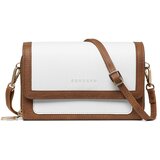 INF Elegantna ženska torba za na ramo z dvojno zadrgo White, (21781461) | Shoptok.si