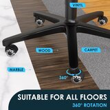 WEWILL komplet 5 koles za pisarniški stol – 11 × 22 mm | Shoptok.si