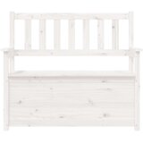  Klupa bijela 112,5 x 51,5 x 96,5 cm od masivne borovine | Eponuda.ba