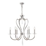 Elstead Lighting Elstead Pimlico Lestenec s 6 lučmi, polirani nikelj, E14, (22099679) | Shoptok.si
