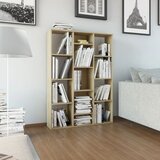 vidaXL Paravan/omara sonoma hrast 100x24x140 cm iverna plošča Cene