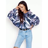 Cocomore Navy blue oversize hoodie floral prints | shoptok.hr