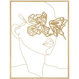 Mauro Ferretti Zidni ukras Gold Face | shoptok.hr