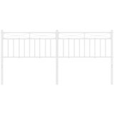 Metalno uzglavlje bijelo 193 cm | shoptok.hr