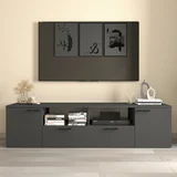 TV komoda 11-05-08, 180 cm, Crna