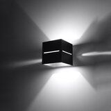 Nice Lamps Črna stenska svetilka Lorum – | Shoptok.si