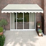 vidaXL Zložljiva tenda krem 3,5x2,5 m blago in aluminij Cene