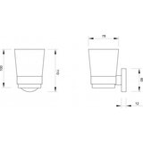 Copen Držač čaše CONCEPT TORO keramika (C-12-06) | ePonuda.com