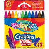  Okrogle voščene barvice Colorino - komplet 12 kosov Cene