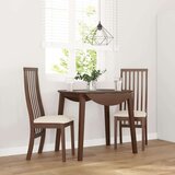  Jedilni stoli z blazinami 2 kosa Brown Solid Wood Rubber Cene