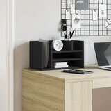  Organizator za stol crni 44,5 x 24 x 25 cm konstruirano drvo | shoptok.hr