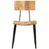 Maison Chic Jedilni stoli - Vzorci stoli 2 kosa 44x40x80 cm trden mangov les A23, (22032520) | Shoptok.si