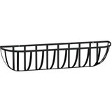  Zidna korita crna 2 kom obloge od kokosa 91x20x23 cm čelična | shoptok.hr