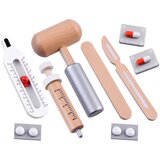  Drveni set malih zubara u tirkiznoj torbi | shoptok.hr