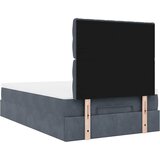  Okvir kreveta s madracima tamnosivi 120x200 cm baršunasti | shoptok.hr