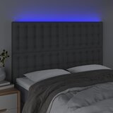  LED uzglavlje tamnosivo 144x5x118 cm od tkanine | shoptok.hr