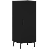  Komoda crna 34,5 x 34 x 90 cm od konstruiranog drva | shoptok.hr