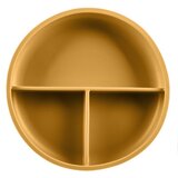 Zopa Silicone Divided Plate deljeni krožnik s priseskom Mustard Yellow 1 kos Cene