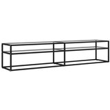 Furnova TV omarica prozorna 200x40x40,5 cm kaljeno steklo, (21923805) | Shoptok.si