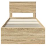  Okvir za krevet s uzglavljem Sonoma hrast 90 x 190 cm - sonoma hrast 90 x 190 cm | shoptok.hr