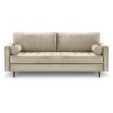 Milo Casa bež baršunasta sofa Santo, 219 cm Cijene
